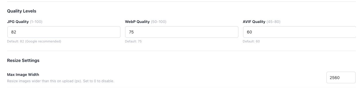 How to Stop Elementor Sliders Jumping While Images Load 3 Image Optimizer quality and maximum-width controls